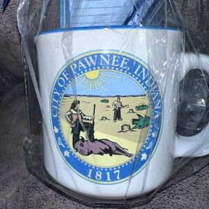 🚀2 for $20 Parks and Recreation Pawnee Indiana mug and stationary gift set